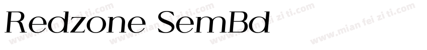 Redzone SemBd字体转换